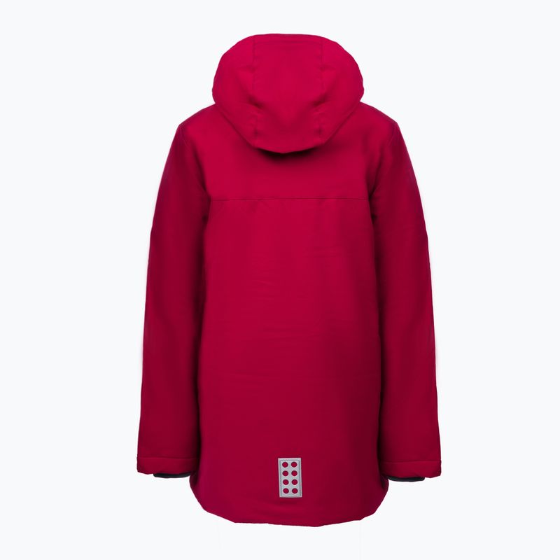 Giacca invernale da bambino LEGO Lwjaselle 701 rosso scuro 2