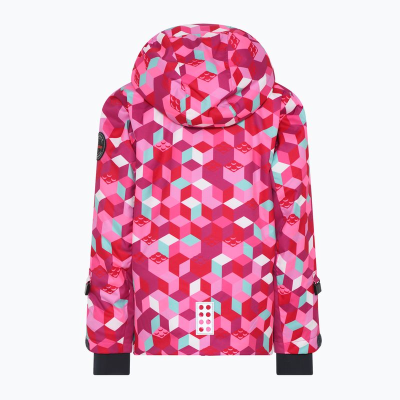 Giacca da sci per bambini LEGO Lwjested 704 rosa scuro 8