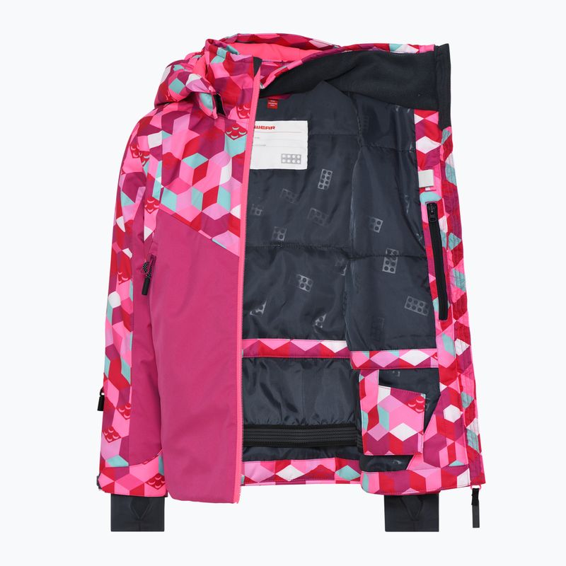 Giacca da sci per bambini LEGO Lwjested 704 rosa scuro 9