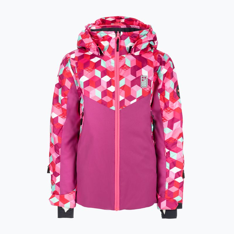 Giacca da sci per bambini LEGO Lwjested 704 rosa scuro