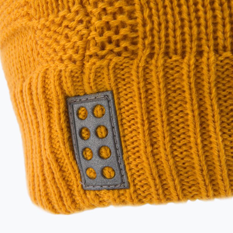 Cappello invernale per bambini LEGO Lwaorai 705 giallo scuro 3