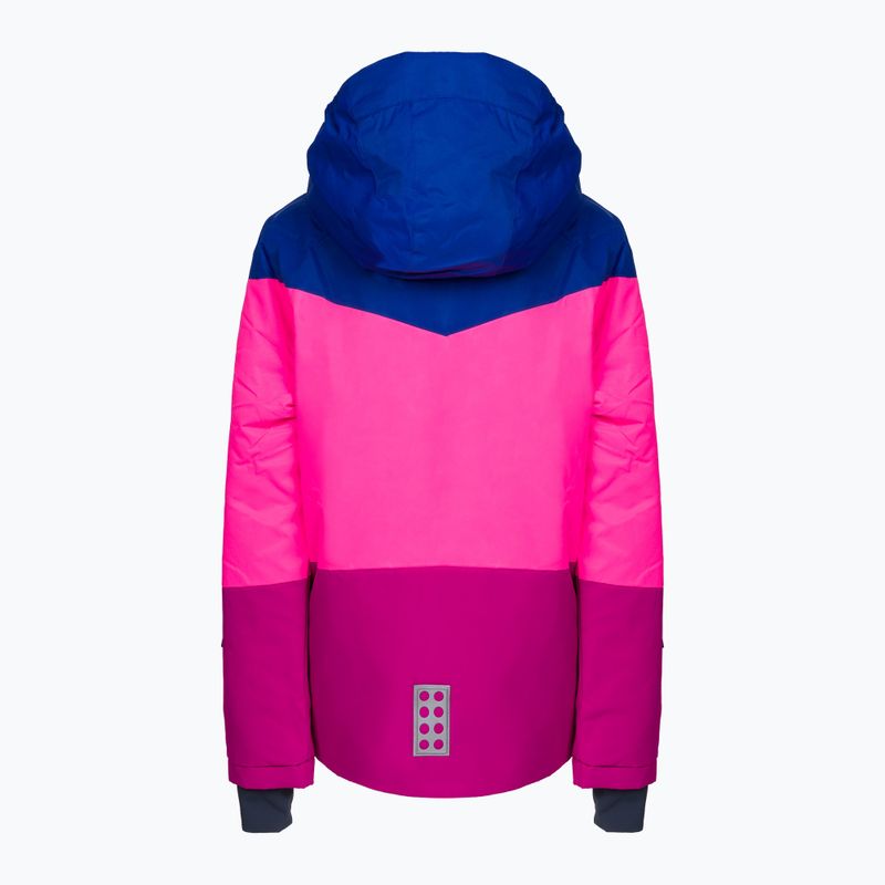 Giacca da sci per bambini LEGO Lwjested 708 rosa scuro 2