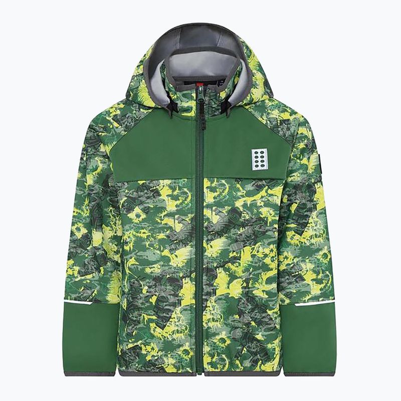 LEGO Lwstorm 203 Giacca softshell verde scuro per bambini