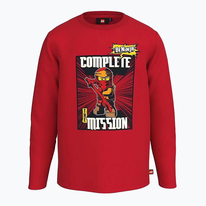 LEGO Lwtaylor manica lunga per bambini 110 rosso