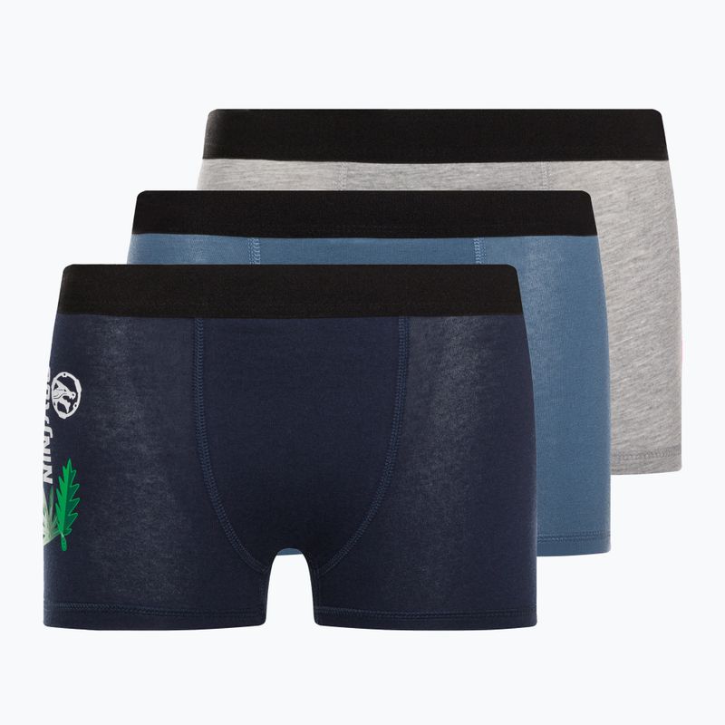 LEGO Lwbo 301 boxer per bambini 3 paia grigio/melange