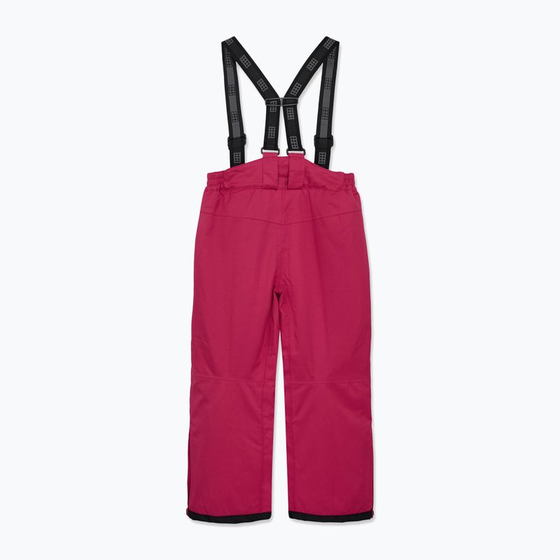 Pantaloni da sci per bambini LEGO Lwparaw 702 rosa scuro 2