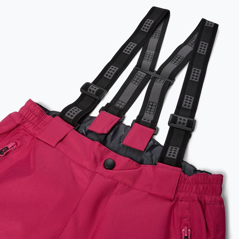 Pantaloni da sci per bambini LEGO Lwparaw 702 rosa scuro 3