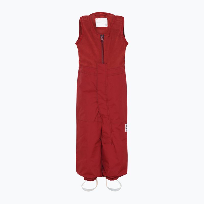 Pantaloni da sci per bambini LEGO Lwpuelo 701 rosso scuro