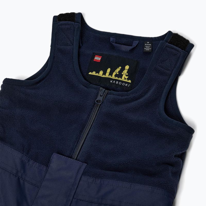 Pantaloni da sci per bambini LEGO Lwpuelo 701 blu scuro/navy 3