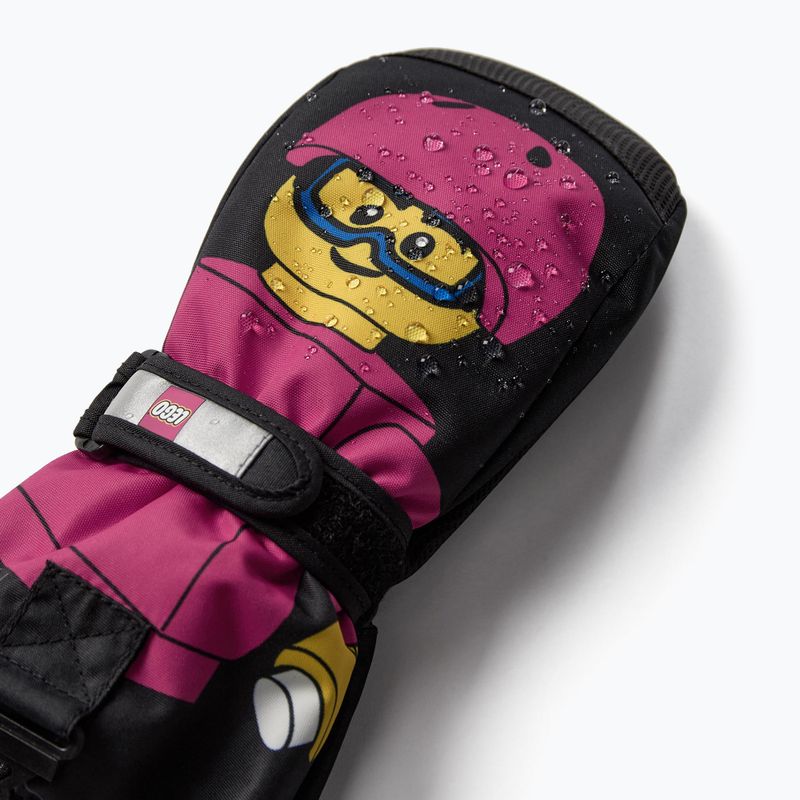 Guanti per bambini LEGO Lwagan 812 rosa 3