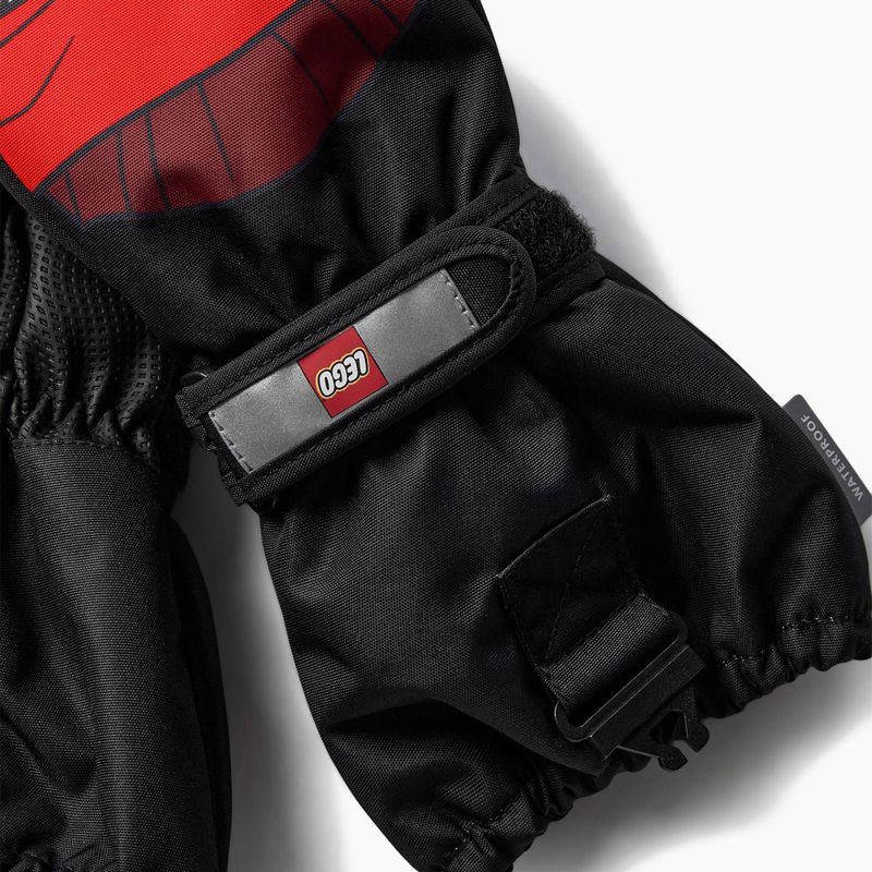 Guanti LEGO Lwagan per bambini 805 rosso 4