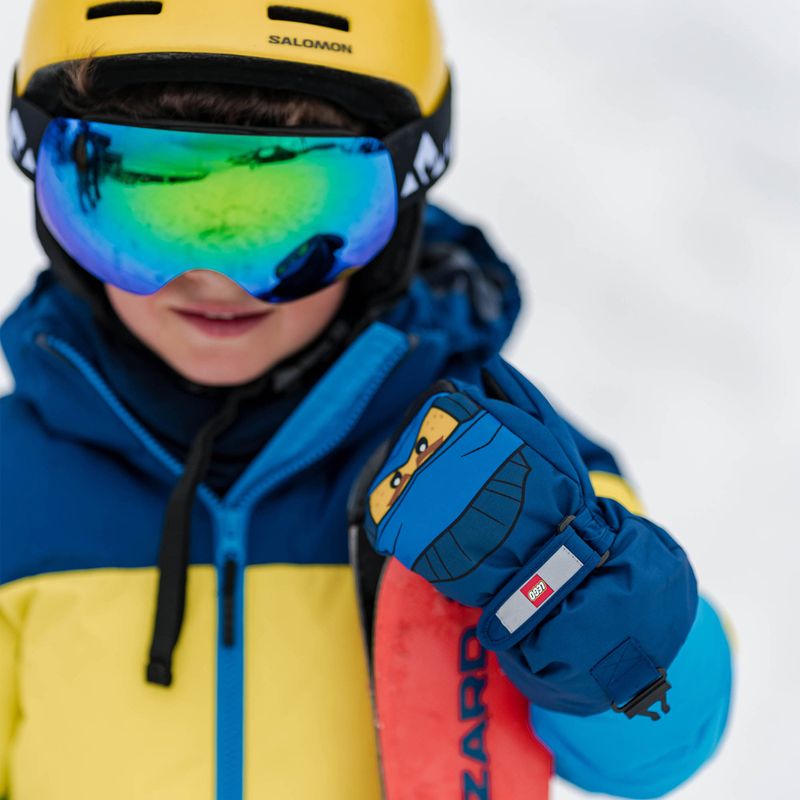 Guanti per bambini LEGO Lwagan 805 blu scuro 6