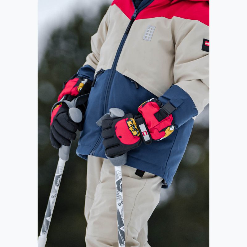 Guanti LEGO Lwagan per bambini 811 nero 8