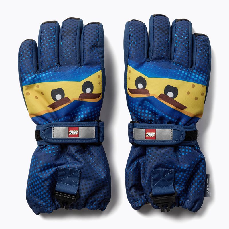 Guanti per bambini LEGO Lwagan 807 blu scuro 2
