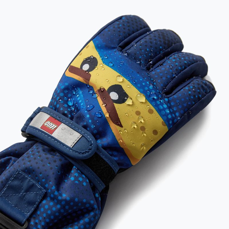 Guanti per bambini LEGO Lwagan 807 blu scuro 3