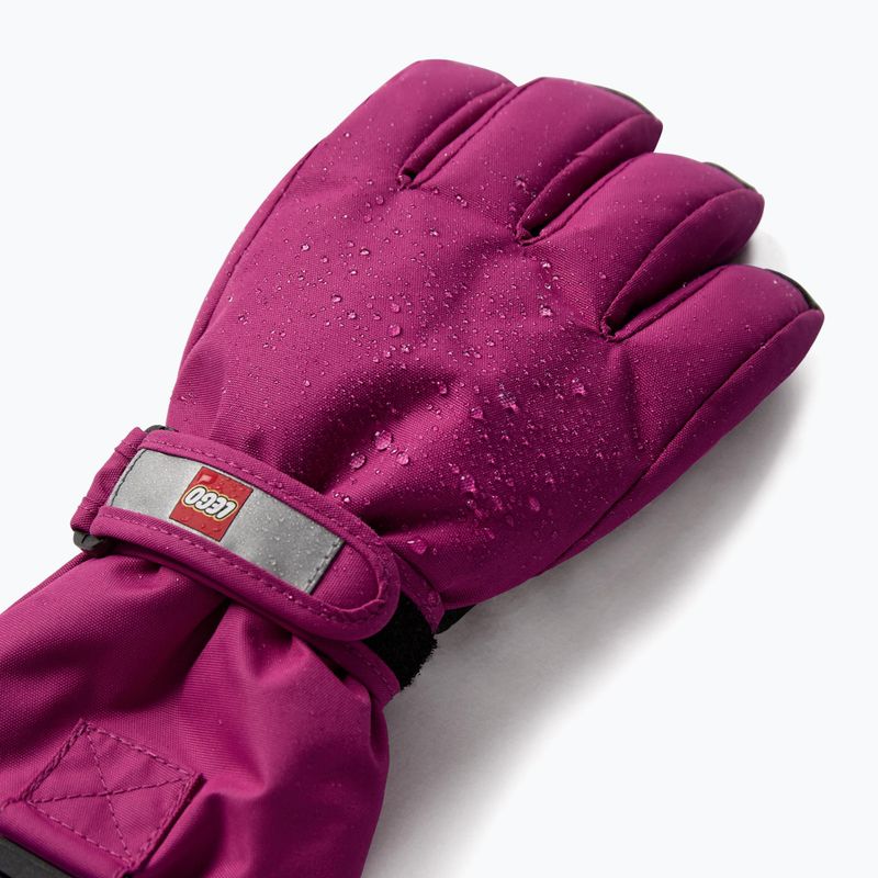 Guanti da sci per bambini LEGO Lwatlin 700 fucsia 3