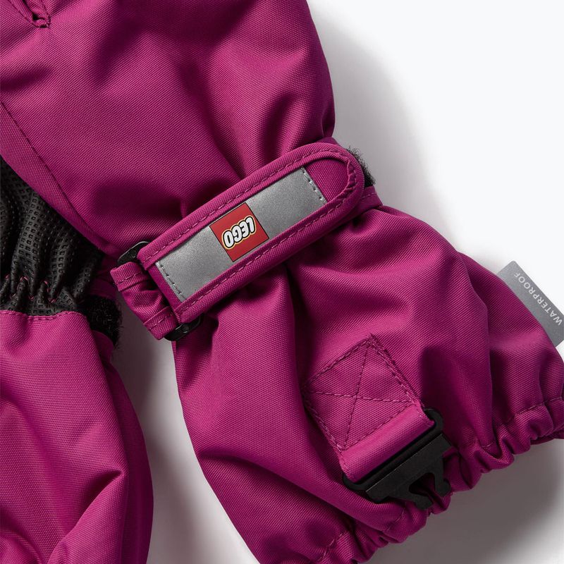 Guanti da sci per bambini LEGO Lwatlin 700 fucsia 4