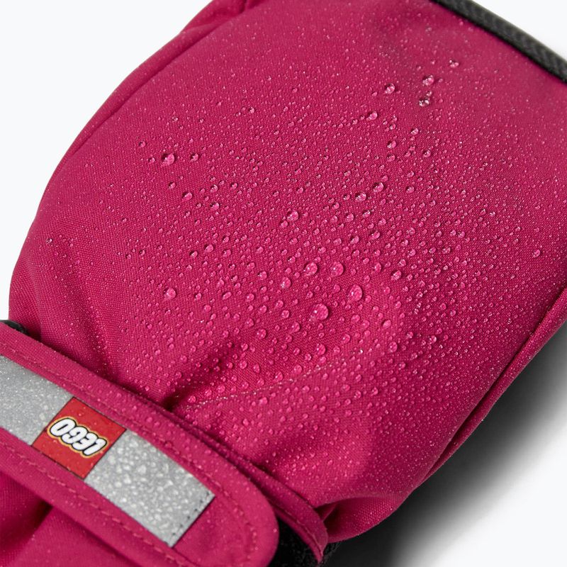 Guanti da sci LEGO Lwatlin per bambini 706 fucsia 3