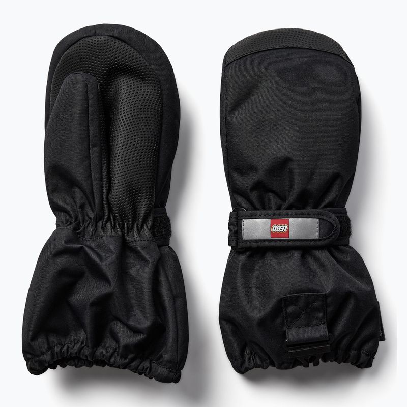 Guanti da sci per bambini LEGO Lwatlin 706 nero