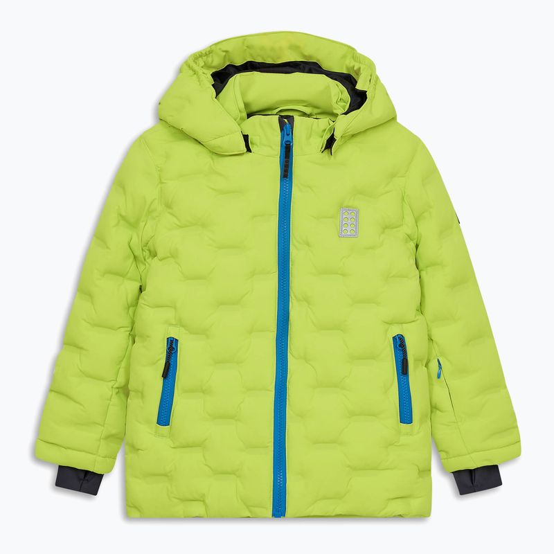 Giacca da sci per bambini LEGO Lwjipe 706 verde lime/blu
