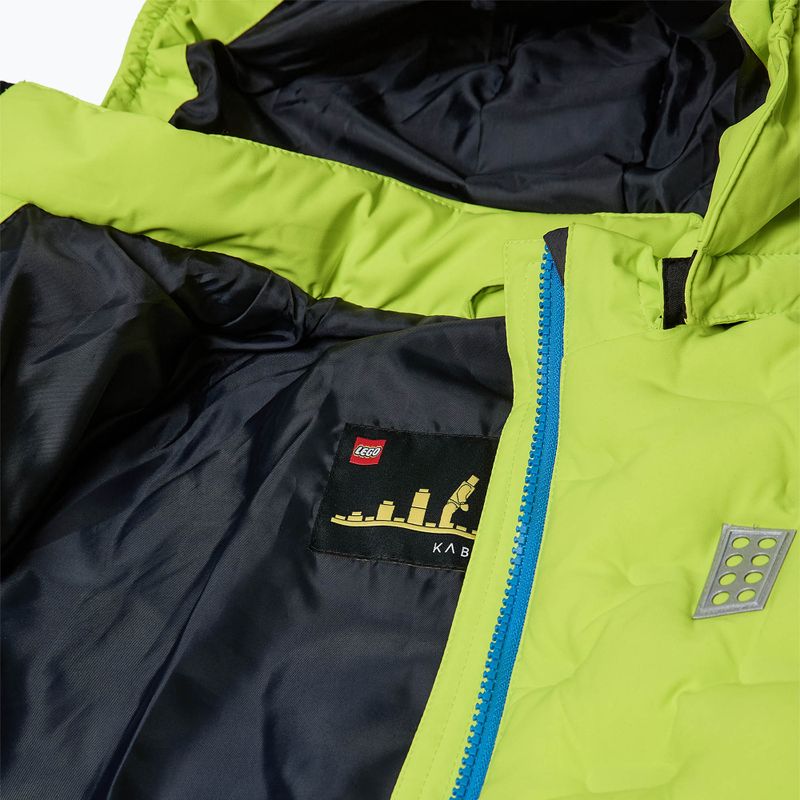 Giacca da sci per bambini LEGO Lwjipe 706 verde lime/blu 5