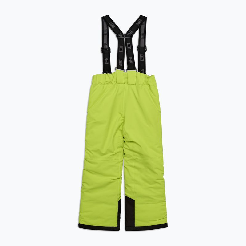 Pantaloni da sci per bambini LEGO Lwpowai 708 verde lime 2