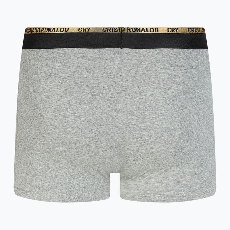 CR7 Basic Trunk boxer da uomo 3 paia nero/bianco/grigio 6