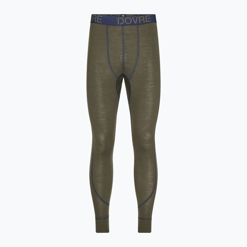 Pantaloni termici da uomo Dovre Active Wool Bottom khaki 2