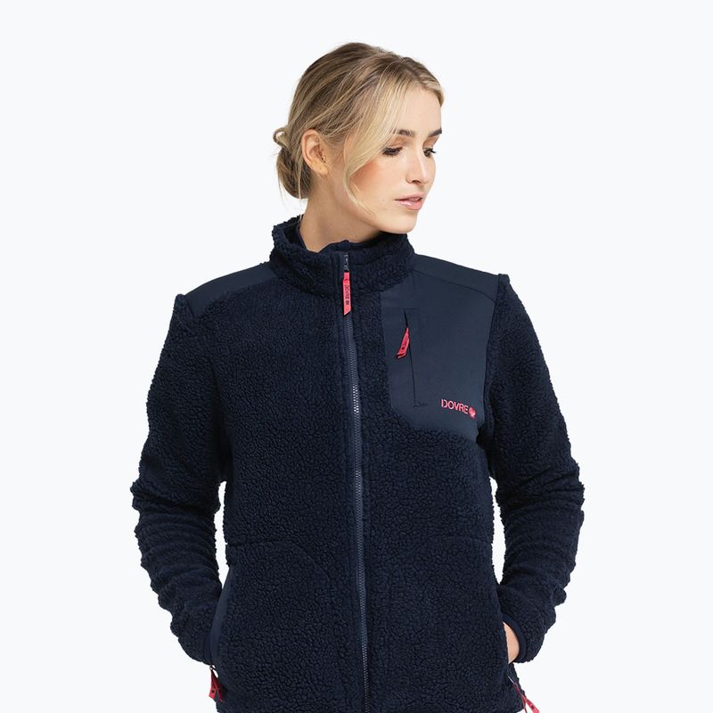 Gilet da donna Dovre Teddy Fleece navy 3