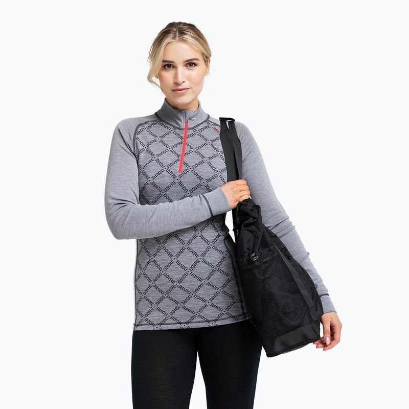 Felpa termica donna Dovre Half Zip Jacquard grey 4
