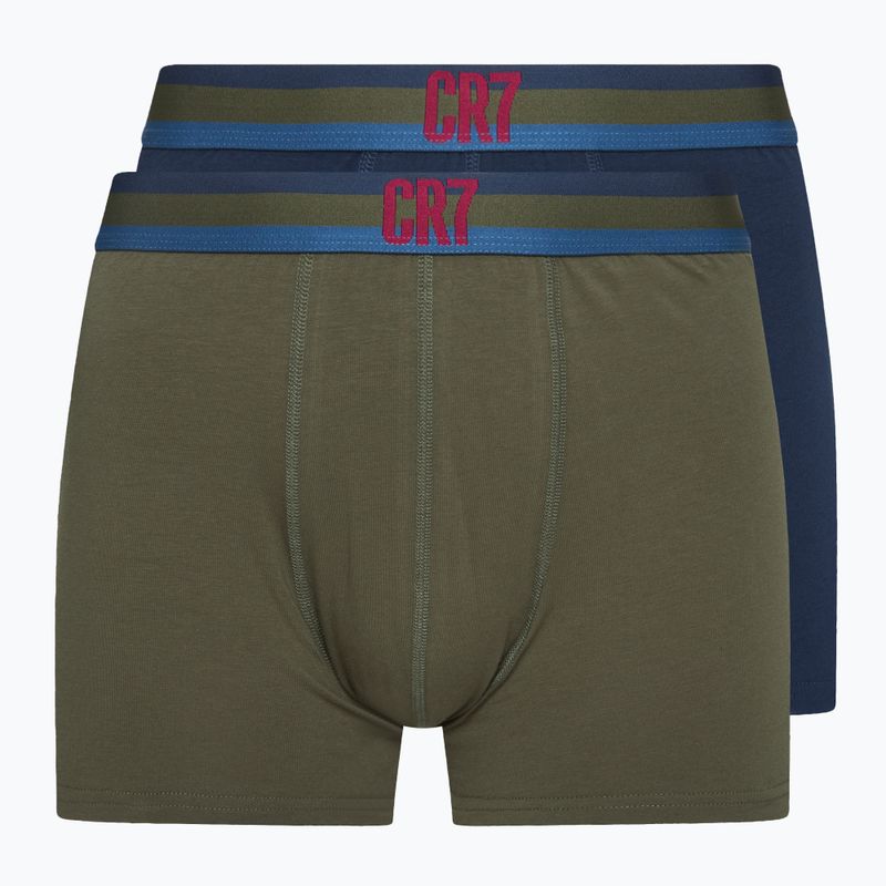 Boxer CR7 Basic Trunk da uomo 3 paia multicolore