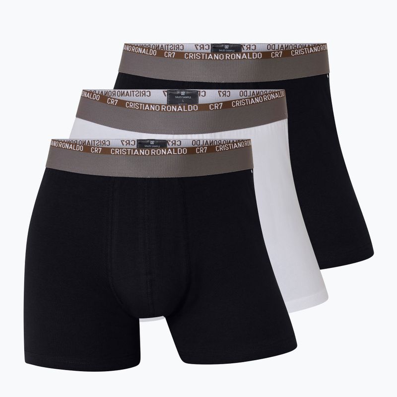 Boxer CR7 Basic Trunk da uomo 3 paia multicolore