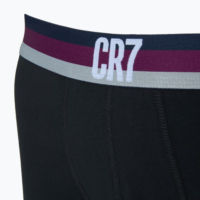 Boxer CR7 Basic Trunk da uomo 4 paia nero 4