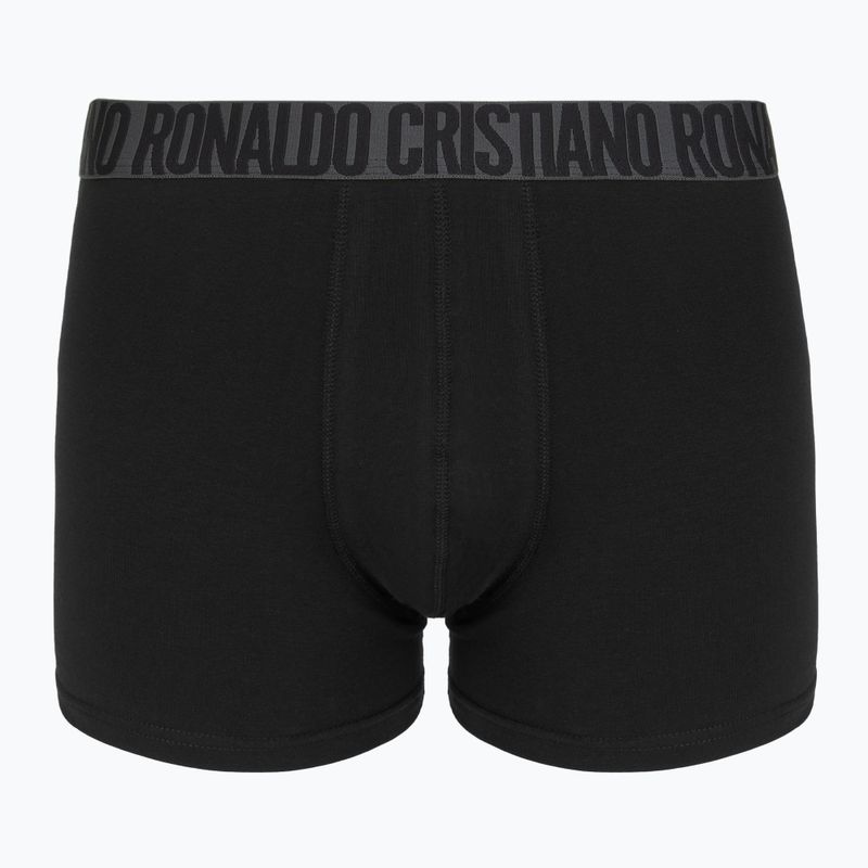 Boxer uomo CR7 Basic Trunk 4 paia 2492 Black 3