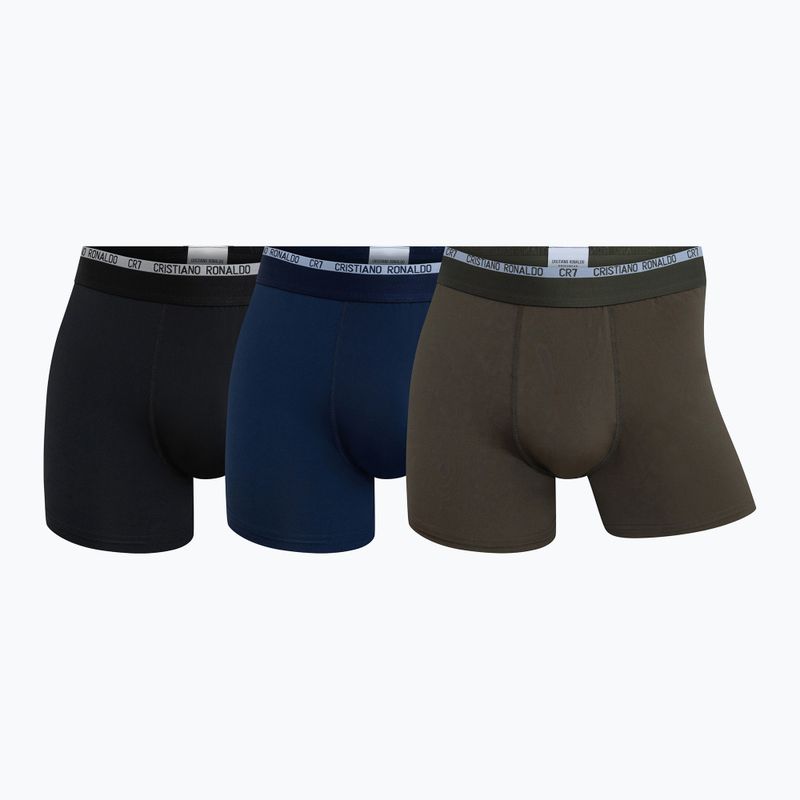 Boxer CR7 Basic Trunk da uomo 3 paia multicolore 2