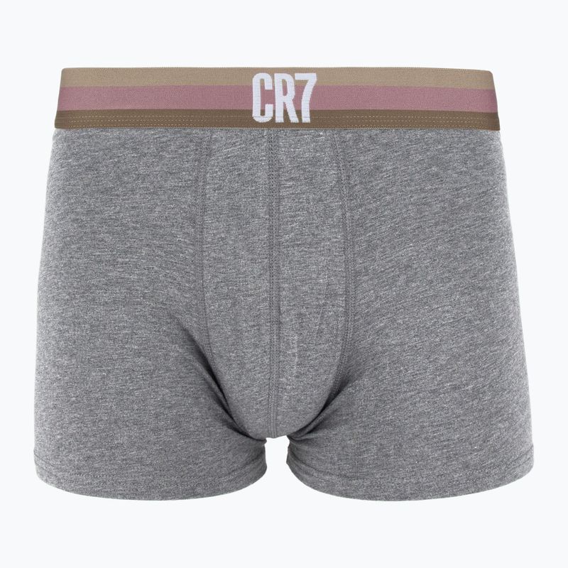 Boxer CR7 Basic Trunk da uomo 3 paia 711 multicolore 3