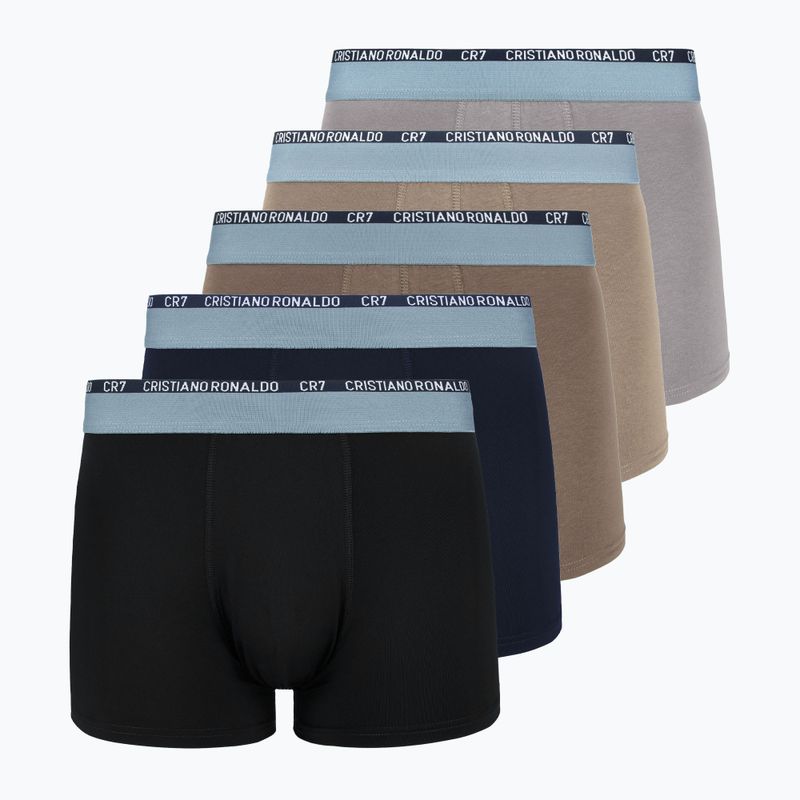 Boxer uomo CR7 Basic Trunk 5 paia 2412 multicolore