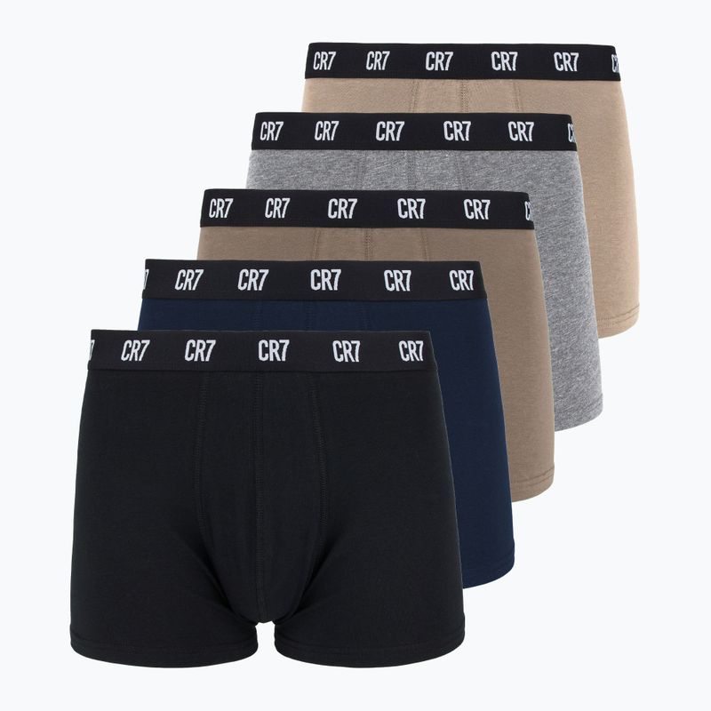 Boxer uomo CR7 Basic Trunk 5 paia 2414 multicolore