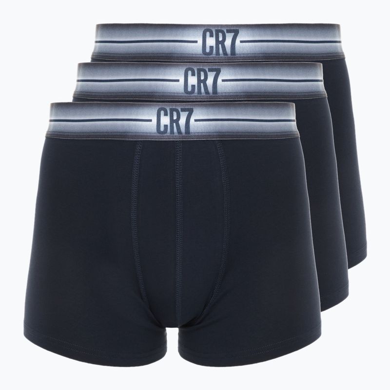 Boxer CR7 Basic Trunk da uomo 3 paia 2762 nero