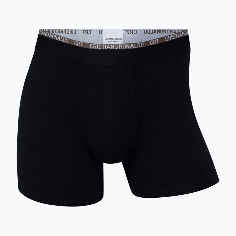 Boxer CR7 Basic Trunk da uomo 3 paia 2763 nero 2