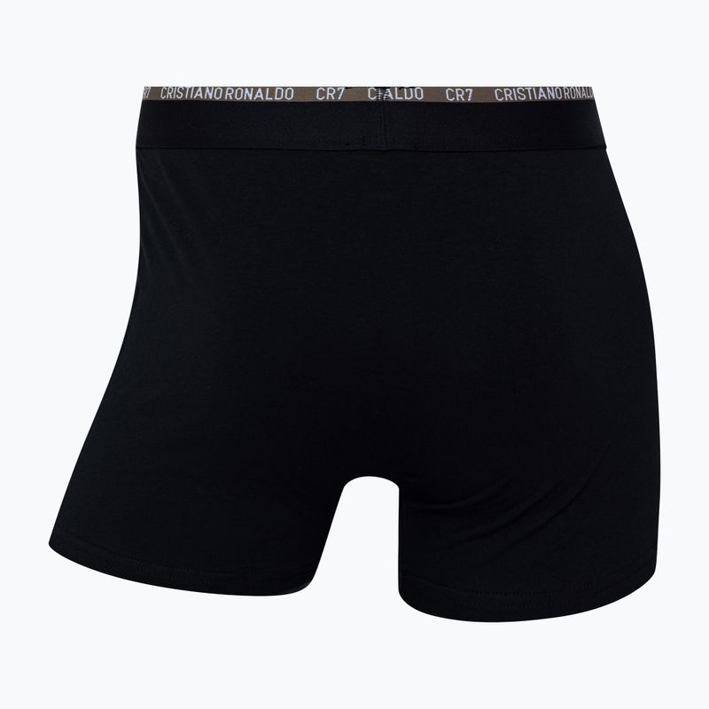 Boxer CR7 Basic Trunk da uomo 3 paia 2763 nero 3