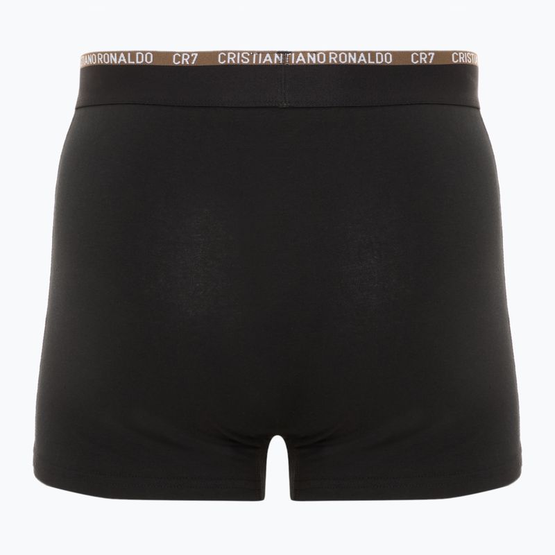Boxer CR7 Basic Trunk da uomo 3 paia 2763 nero 2