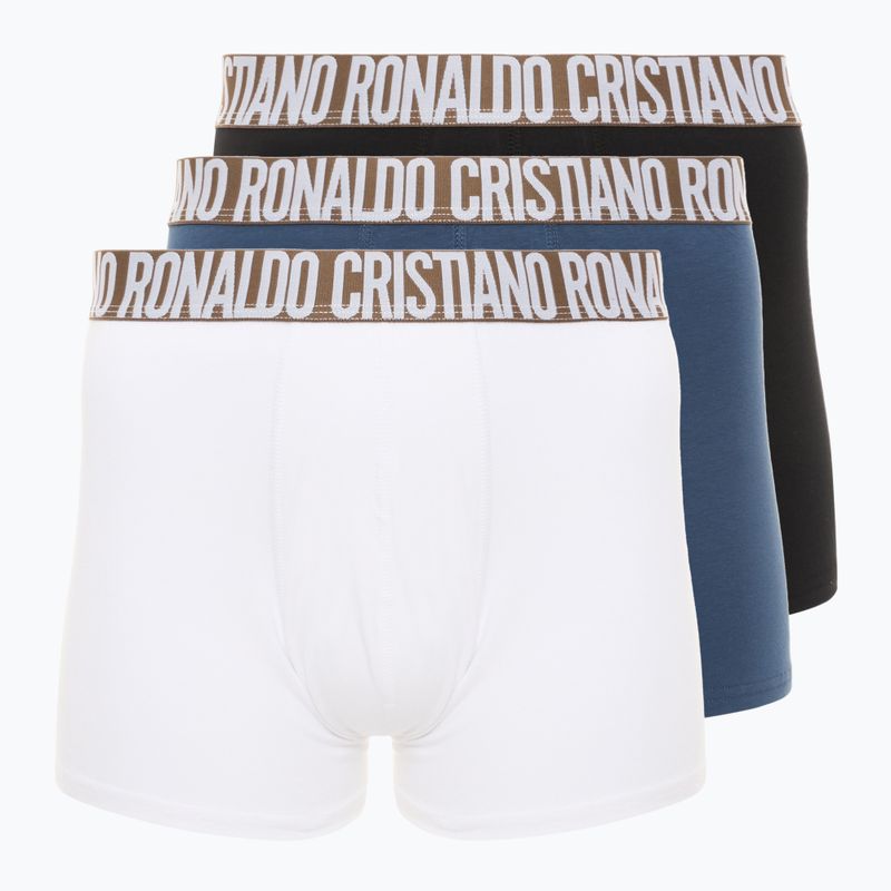 Boxer CR7 Basic Trunk da uomo 3 paia 2764 multicolore