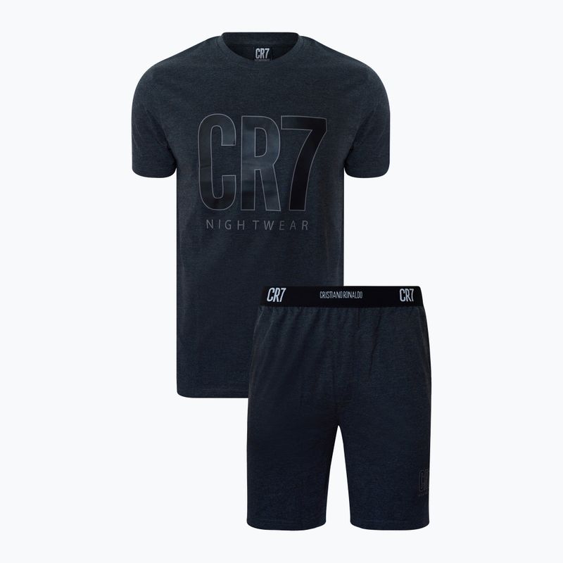 Pigiama uomo CR7 Pyjama Short dark grey melange