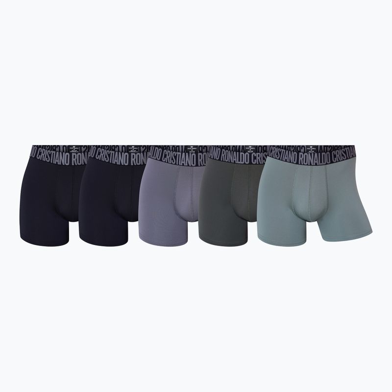 Boxer CR7 Fashion Trunk da uomo 5 paia 700 multicolore 2