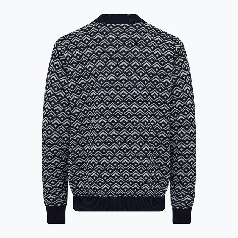 Maglione da uomo Dovre Knitted Pullover navy 2