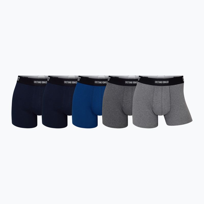 Boxer da uomo CR7 Basic Trunk 5 pairs 2344 multicolour 2