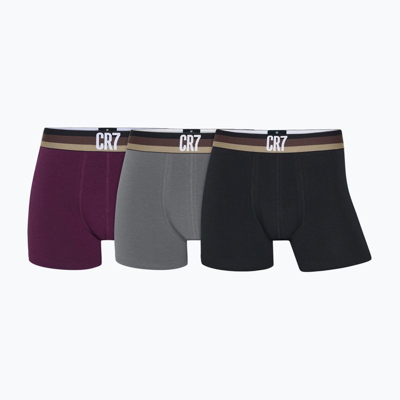Boxer da uomo CR7 Basic Trunk 3 multicolour pairs 2