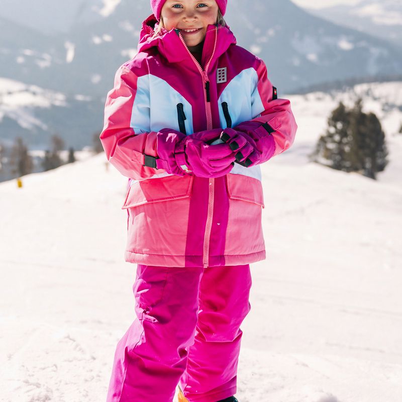 Pantaloni da sci per bambini LEGO Lwpayton 701 fuchsia 6