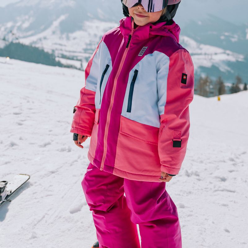 Pantaloni da sci per bambini LEGO Lwpayton 701 fuchsia 7